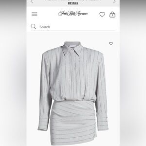 Significant Other
Fraya Diamante Striped Shirtdress